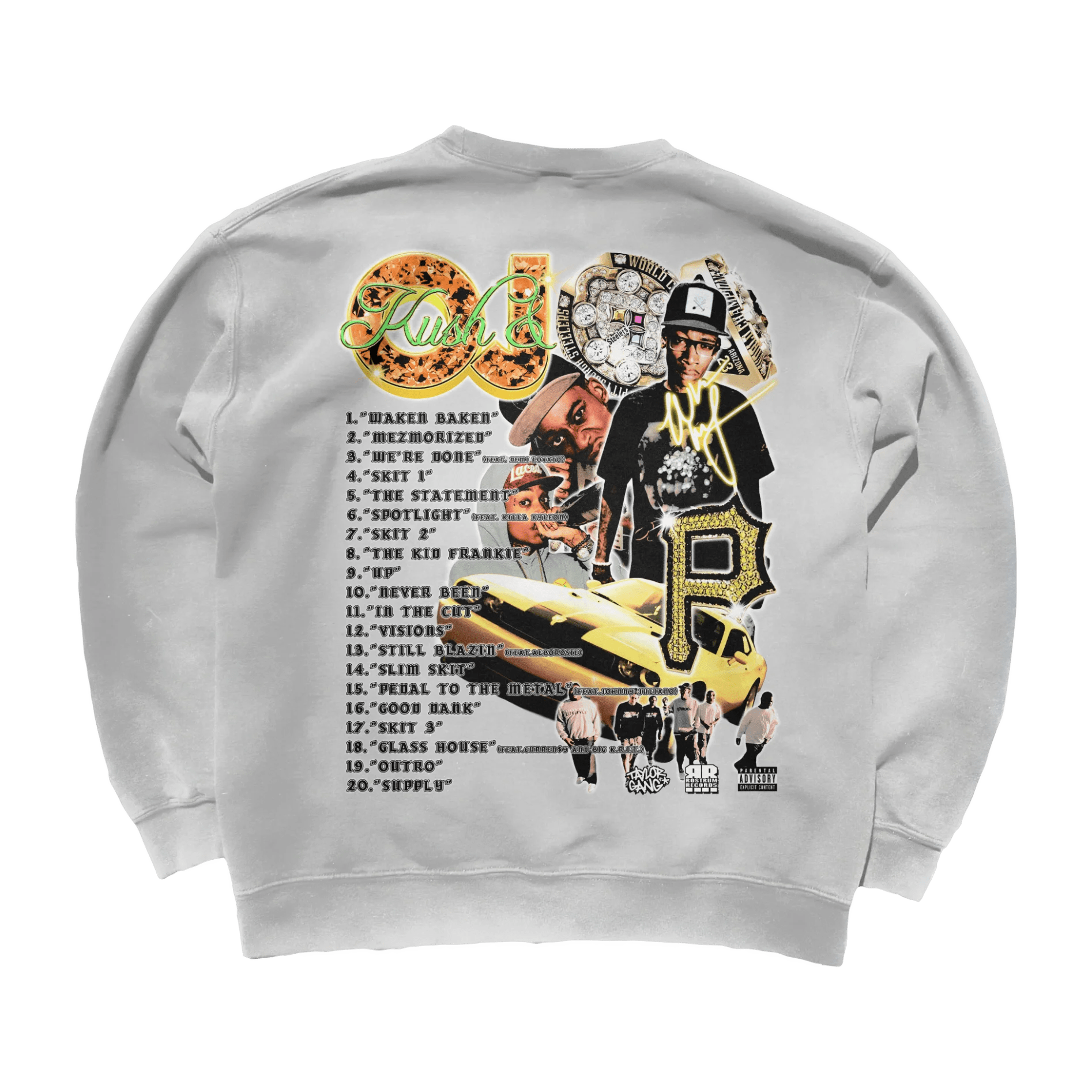 Wiz Khalifa Kush & OJ Sweatshirt - Greazy Tees