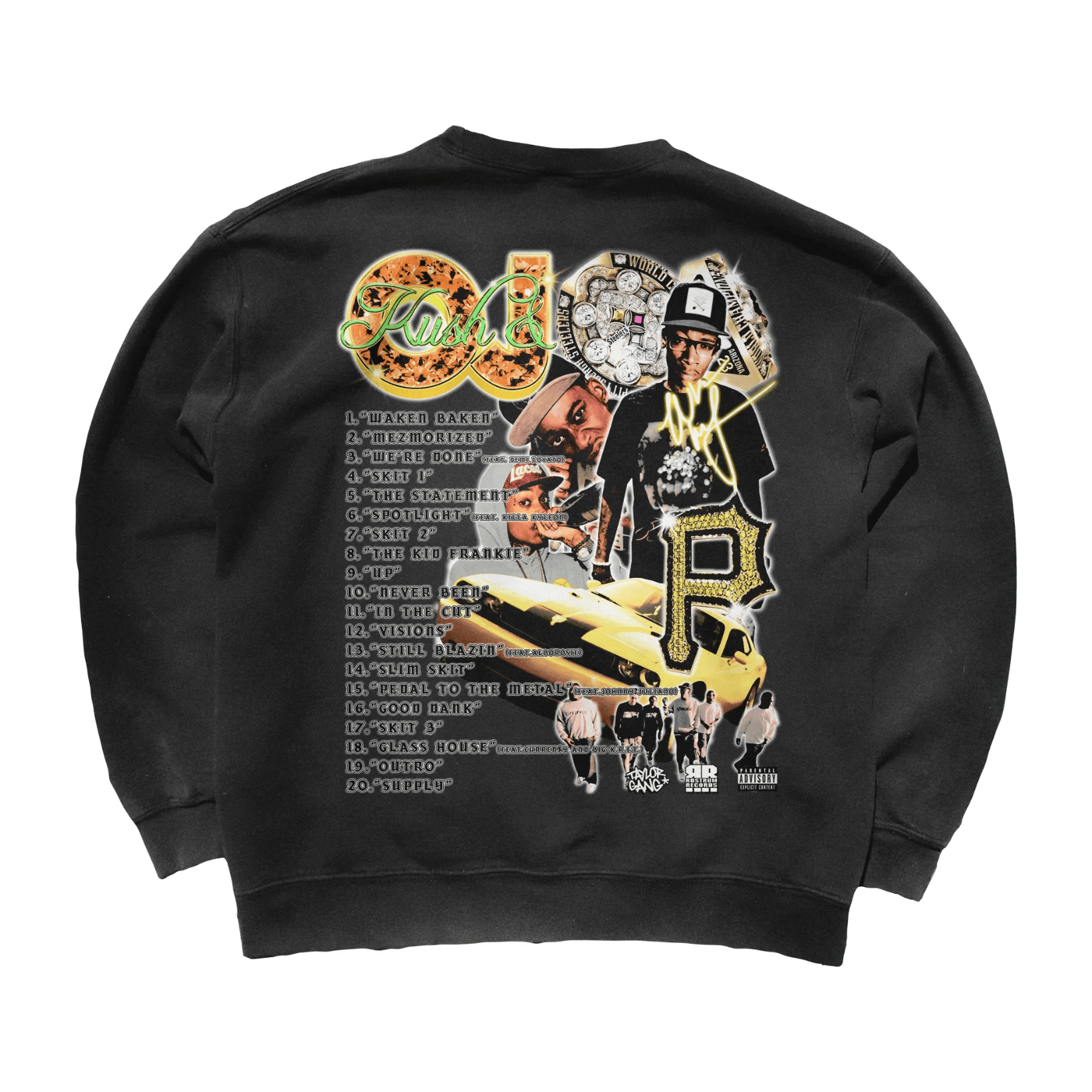 Wiz Khalifa Kush & OJ Sweatshirt - Greazy Tees