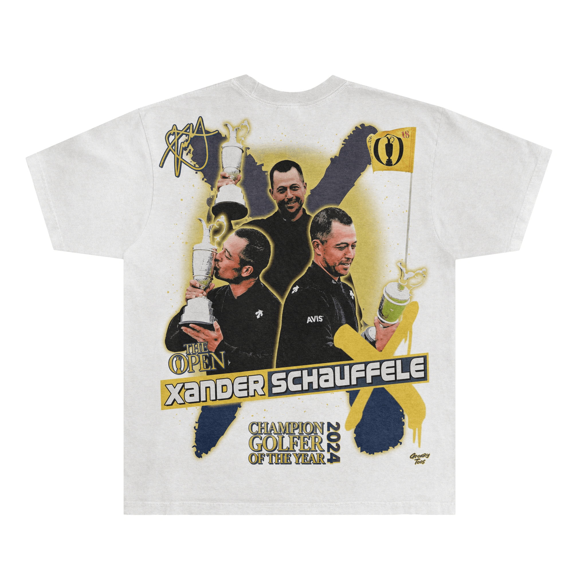 Xander Schauffele The Open '24 Tee - Greazy Tees