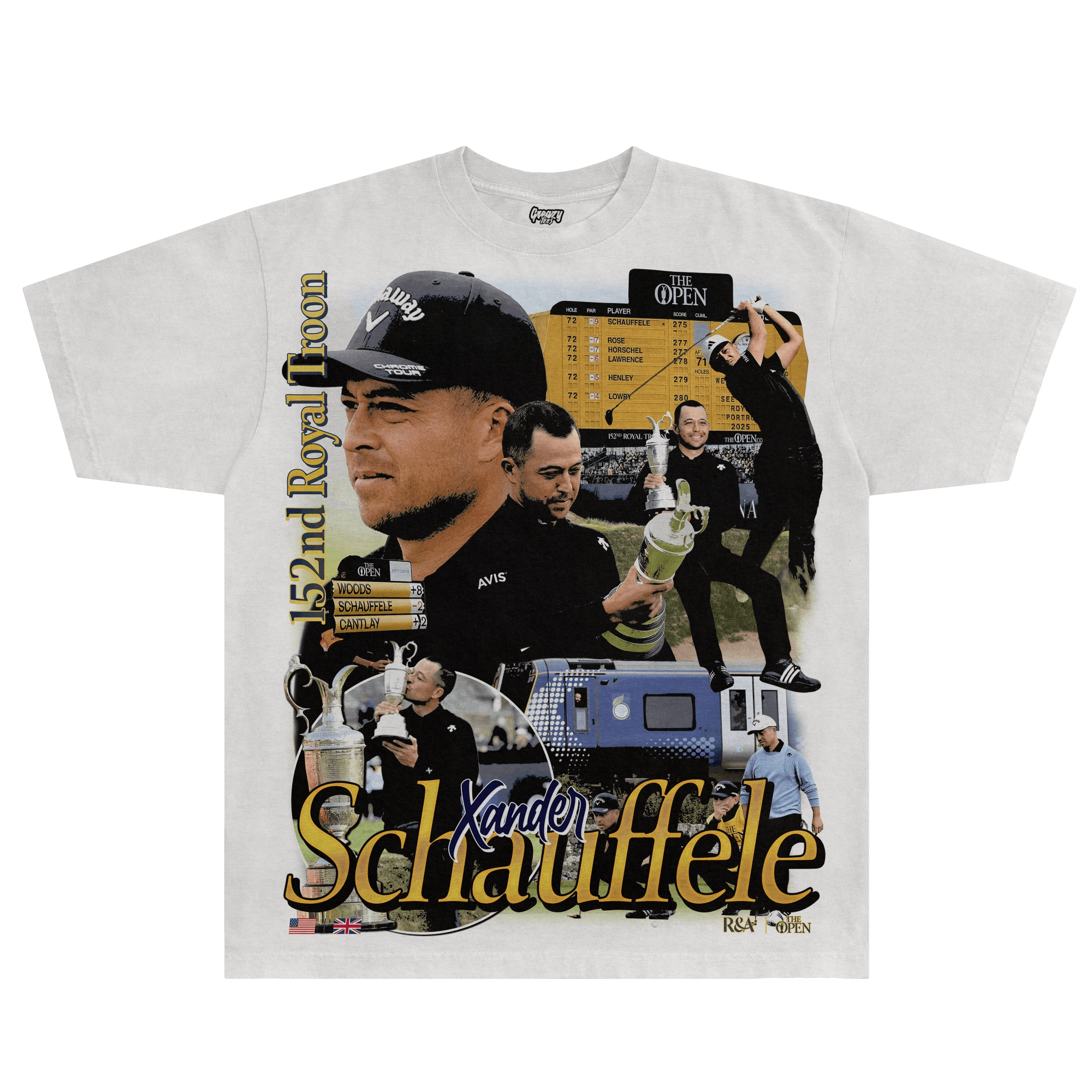 Xander Schauffele The Open '24 Tee - Greazy Tees