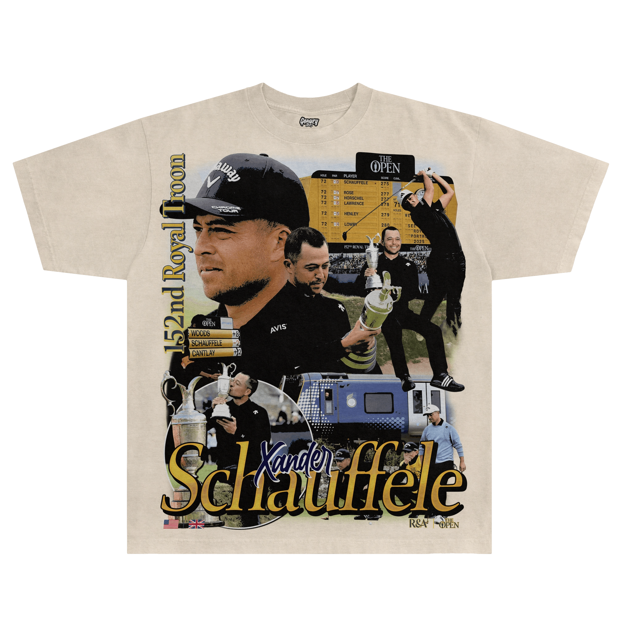 Xander Schauffele The Open '24 Tee - Greazy Tees