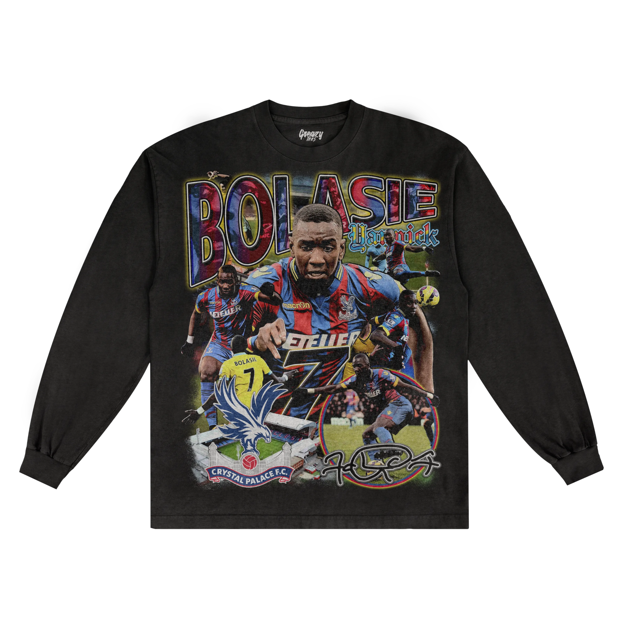 Yannick Bolasie Streets Won't Forget Long Sleeved Tee - Greazy Tees