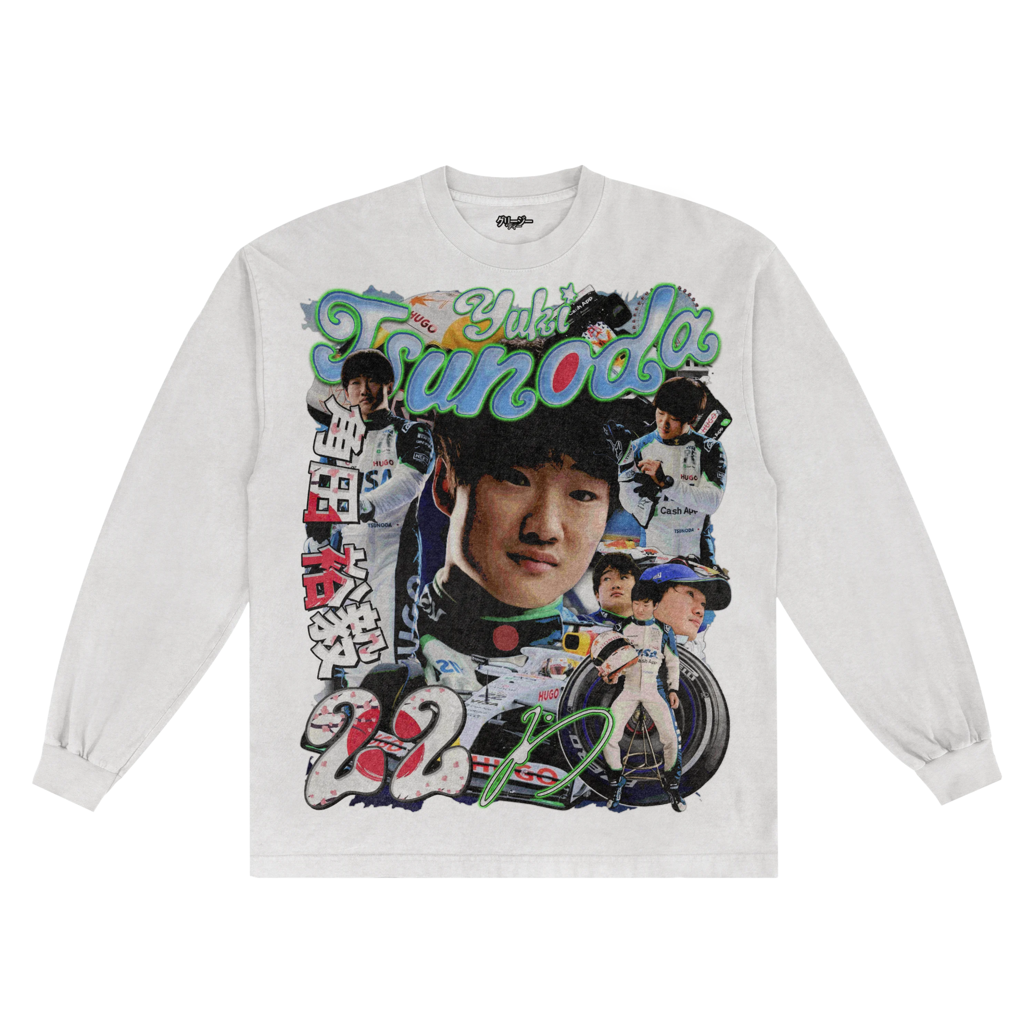 Yuki Tsunoda Long Sleeved Tee - Greazy Tees