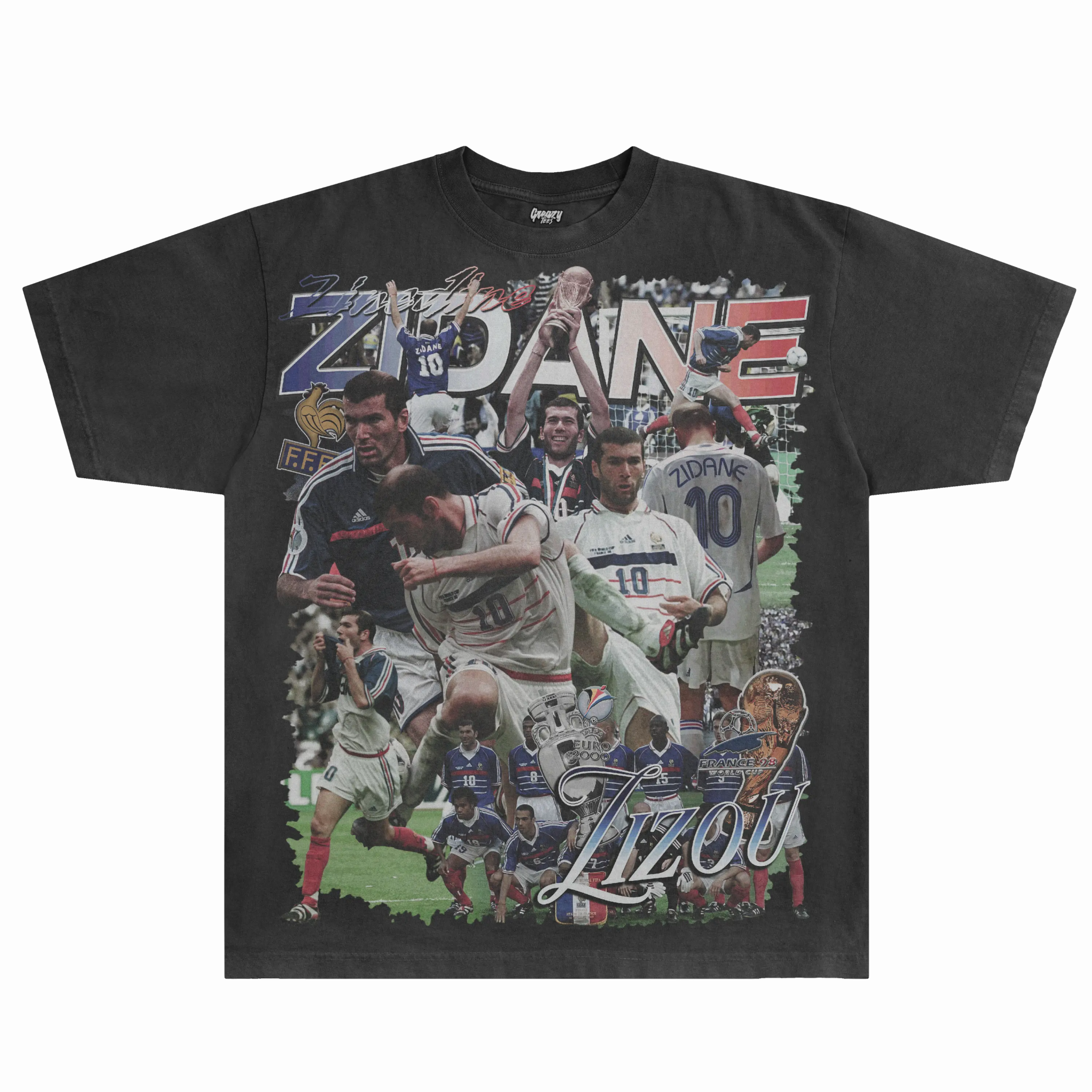 Zidane France Classic Tee - Greazy Tees