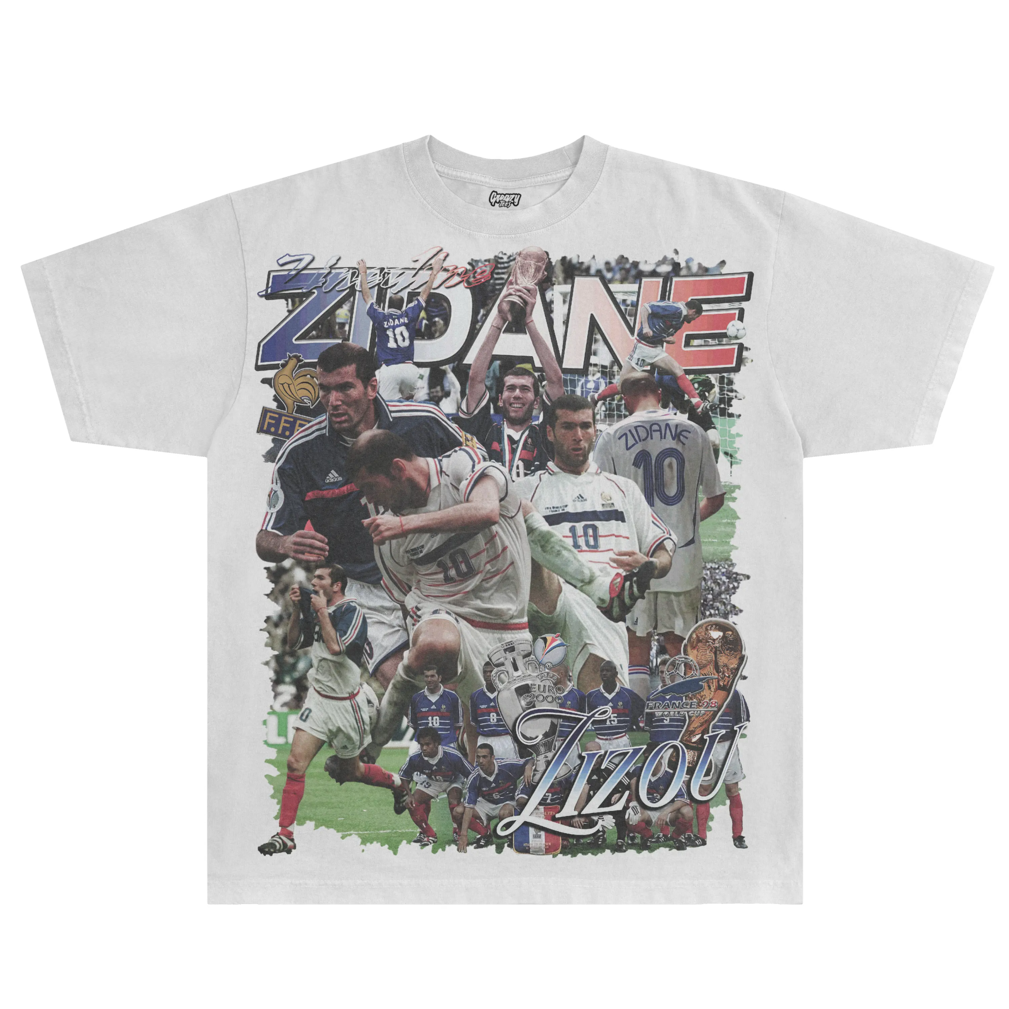 Zidane France Classic Tee - Greazy Tees