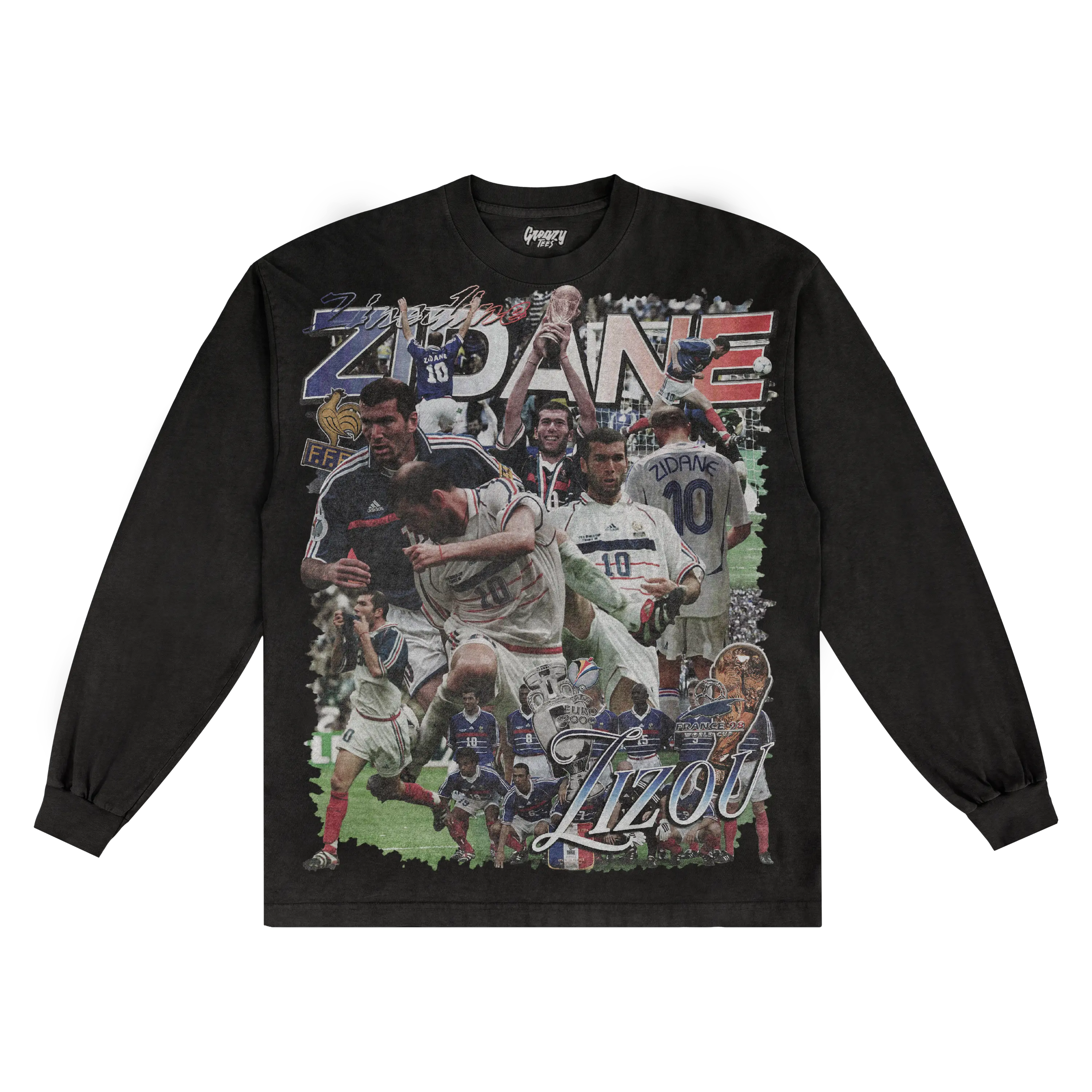 Zidane France Classic Long Sleeved Tee