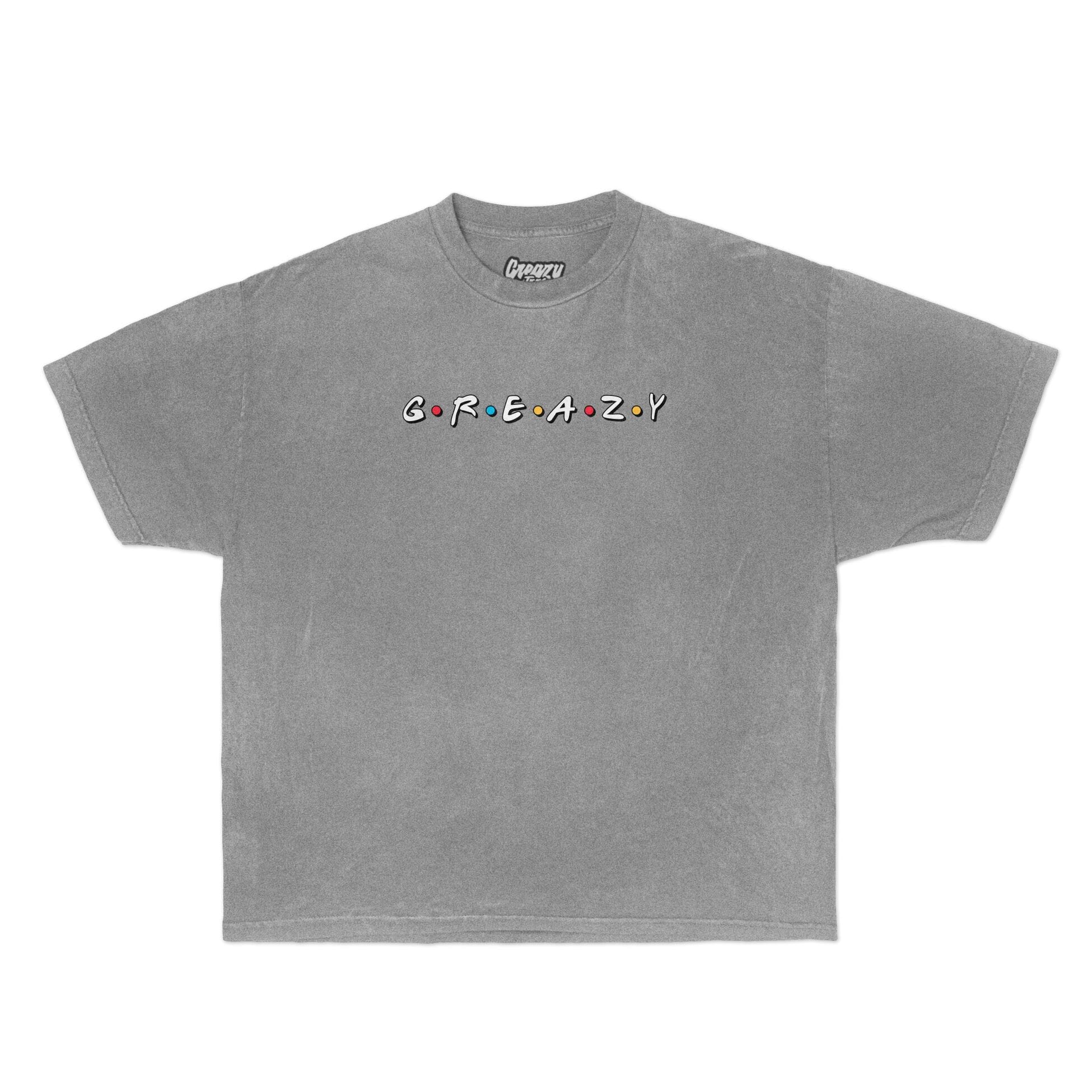 Acquaintances Tee Tee Greazy Tees XS Heather Grey Oversized