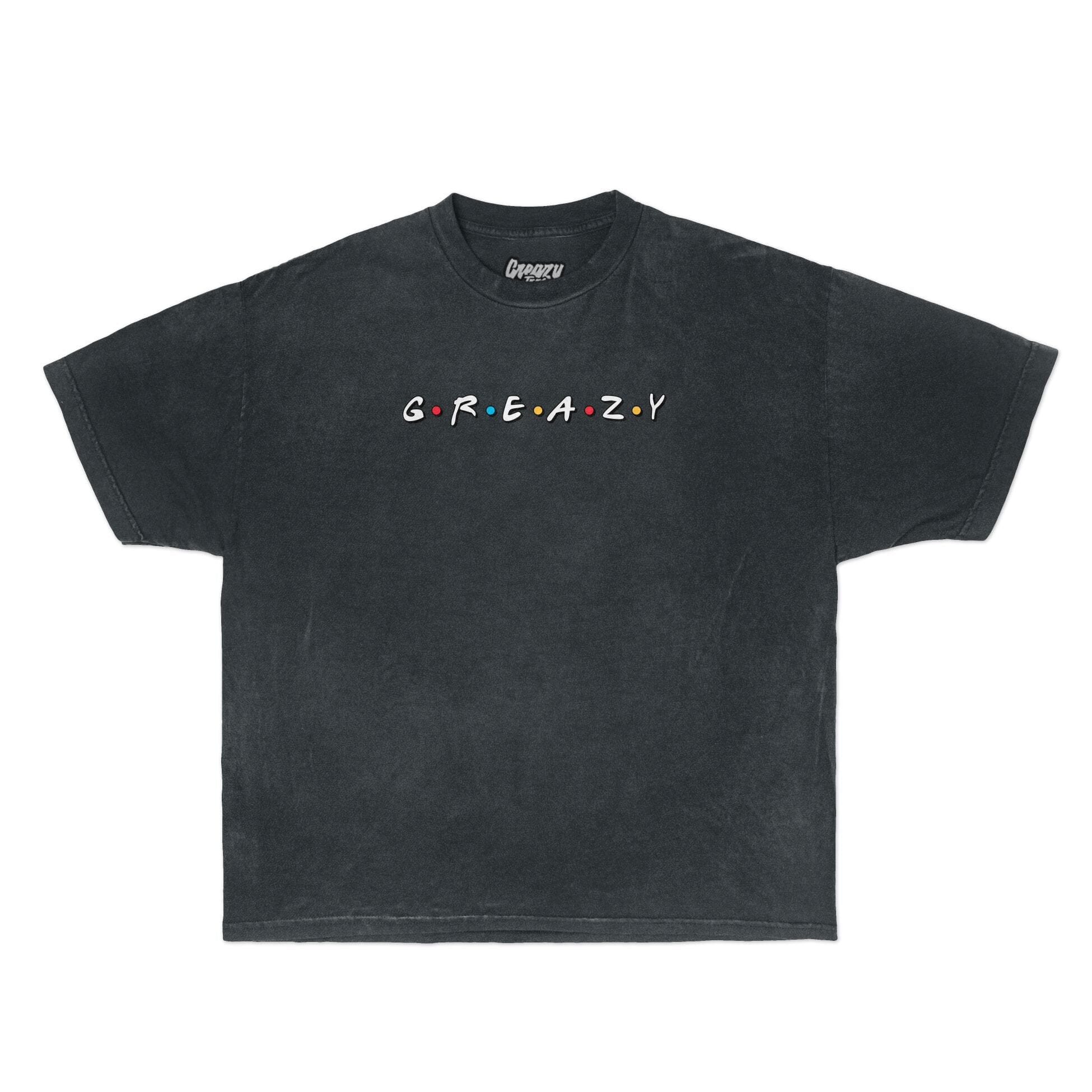 Acquaintances Tee Tee Greazy Tees XS Ink Grey Oversized