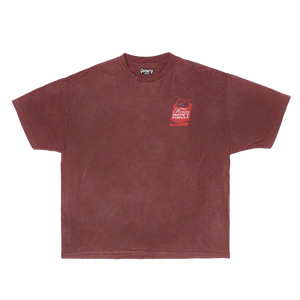 Coca Cola Streets Won't Forget Tee Tee Greazy Tees XS Burgundy Oversized