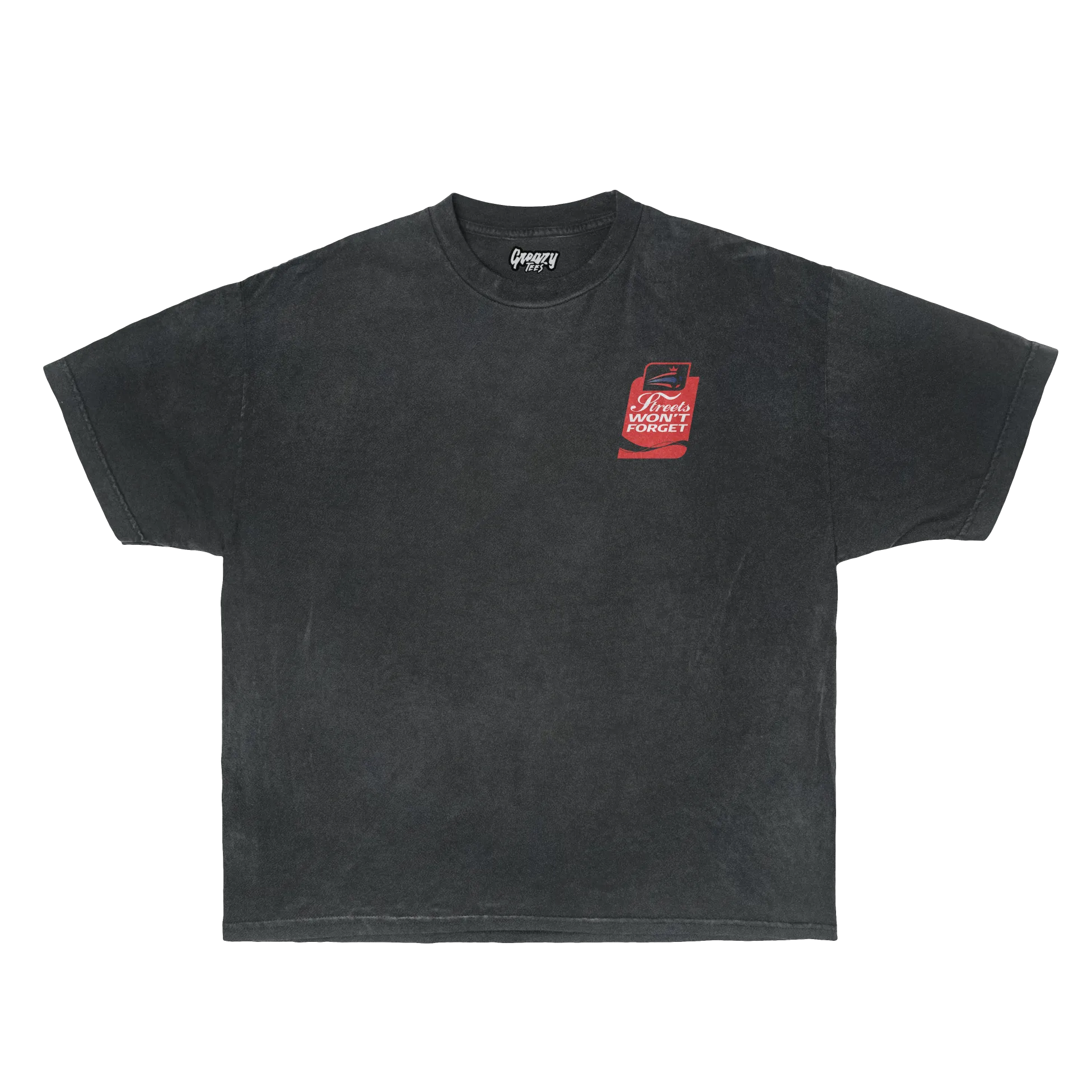Coca Cola Streets Won't Forget Tee Tee Greazy Tees XS Ink Grey Oversized