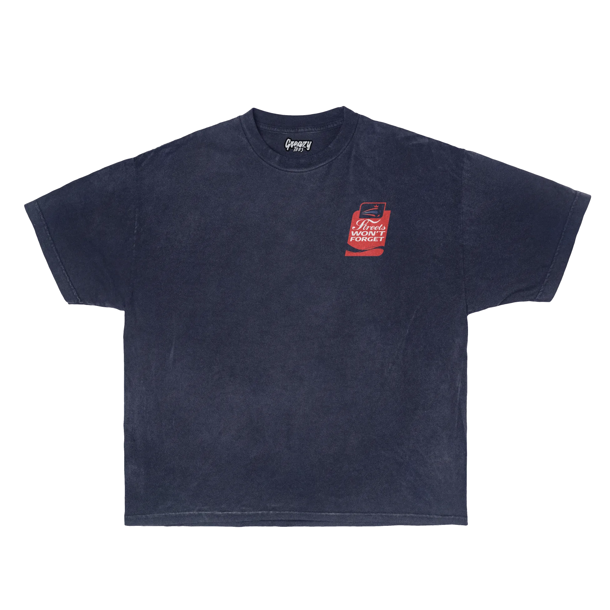 Coca Cola Streets Won't Forget Tee Tee Greazy Tees XS Navy Oversized