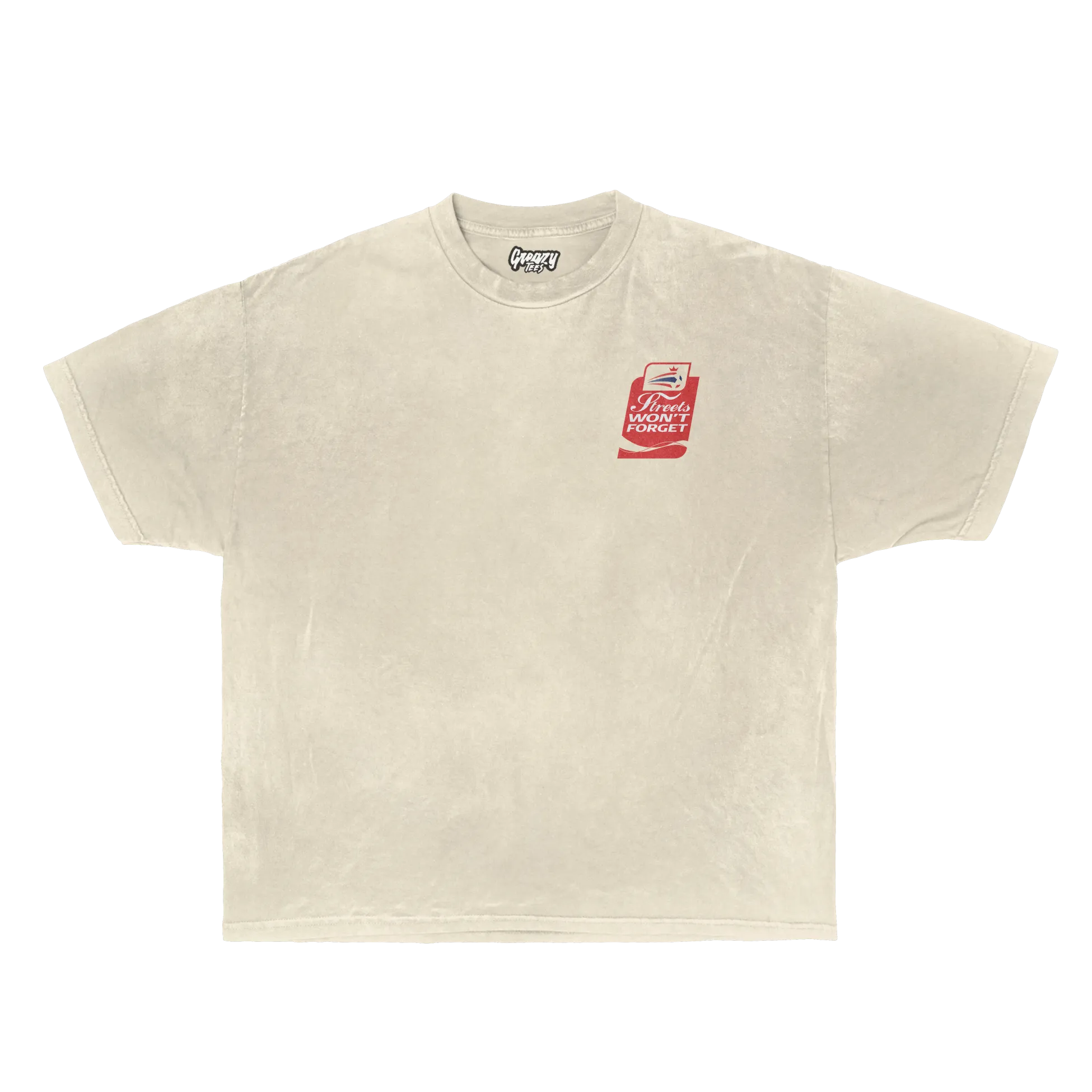 Coca Cola Streets Won't Forget Tee Tee Greazy Tees XS Off White Oversized