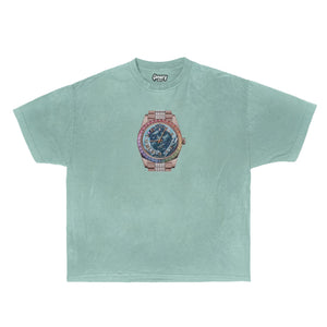 Daytona Tee Tee Greazy Tees XS Mint Green Oversized