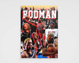 Dennis Rodman Poster Poster Greazy Tees 