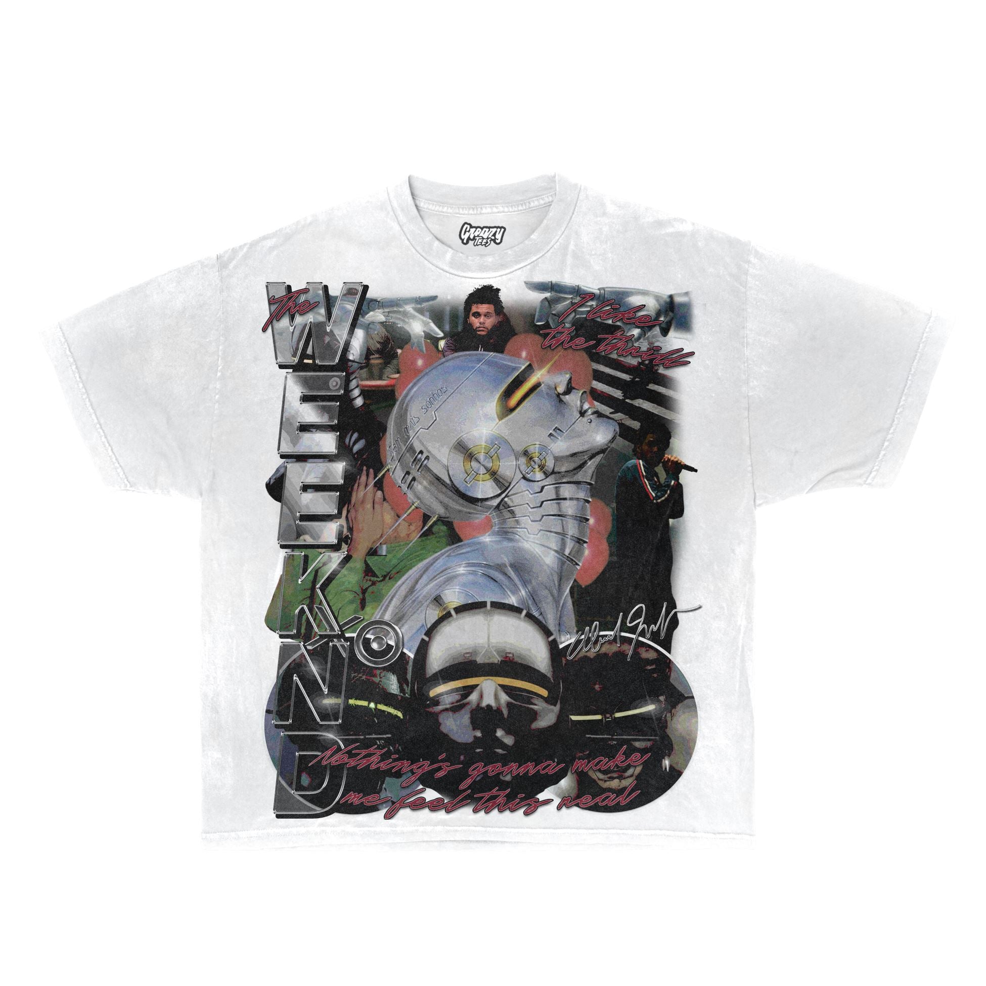 Greazy Tees LeBron James Tee - XS / Ink Grey / Oversized