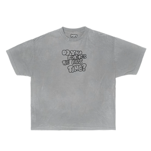 First Time Tee Tee Greazy Tees XS Heather Grey Oversized