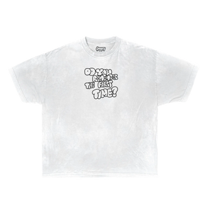 First Time Tee Tee Greazy Tees XS White Oversized