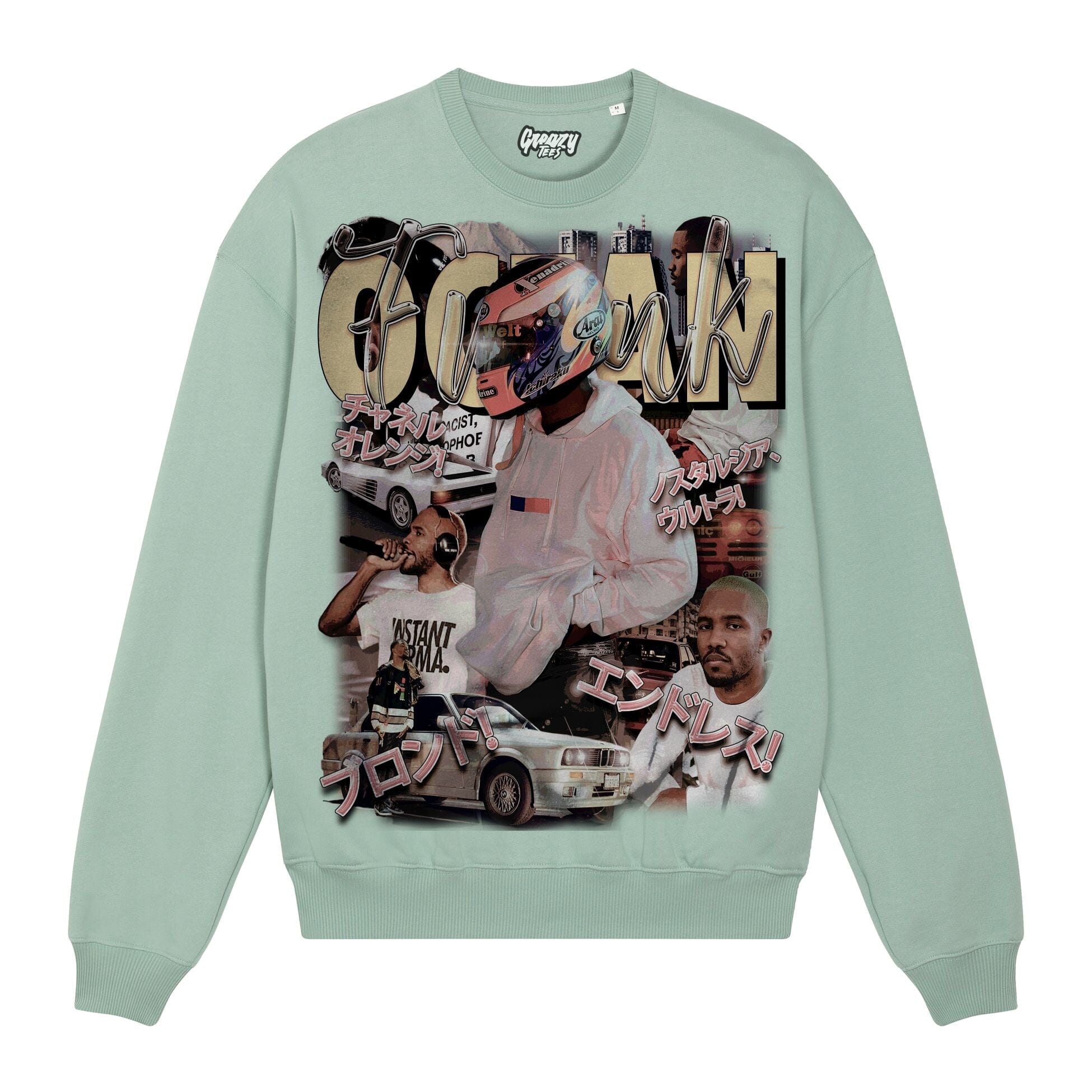 Frank Ocean Sweatshirt Sweatshirt Greazy Tees XS Mint Green Oversized