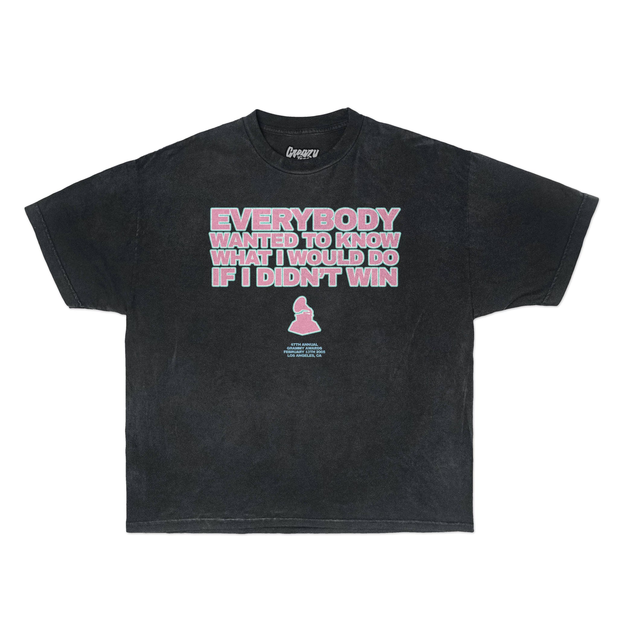 Grammy Tee Tee Greazy Tees XS Ink Grey Oversized