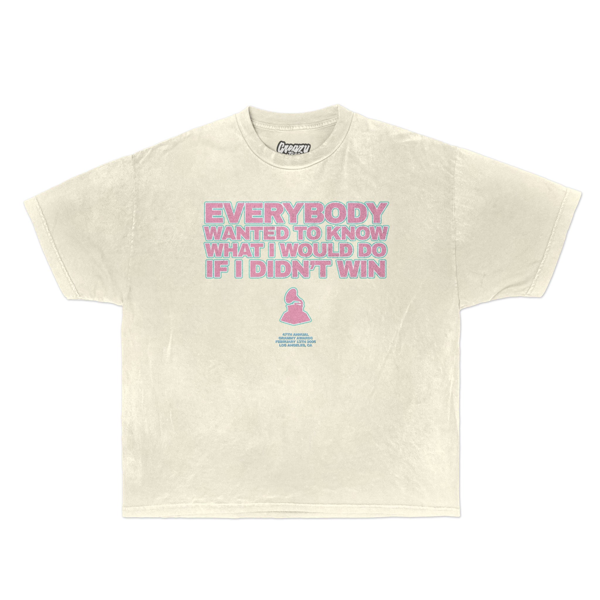 Grammy Tee Tee Greazy Tees XS Off White Oversized