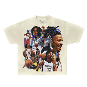Ja Morant Tee Tee Greazy Tees XS Off White Oversized