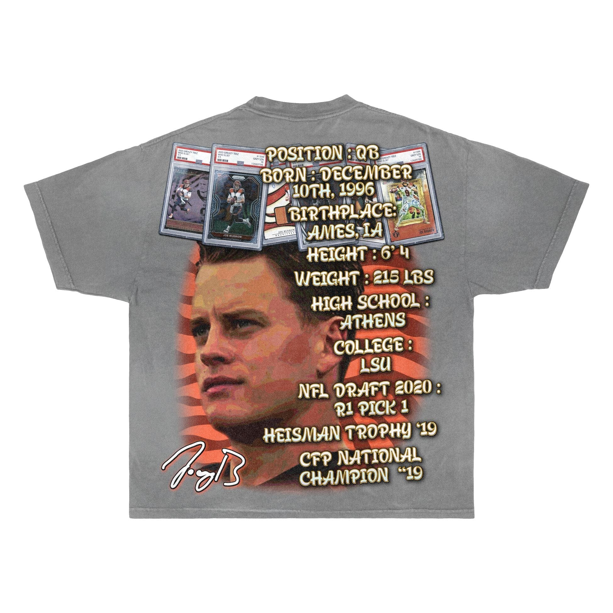 Joe Burrow Superbowl 56 Graphic Shirt - NVDTeeshirt