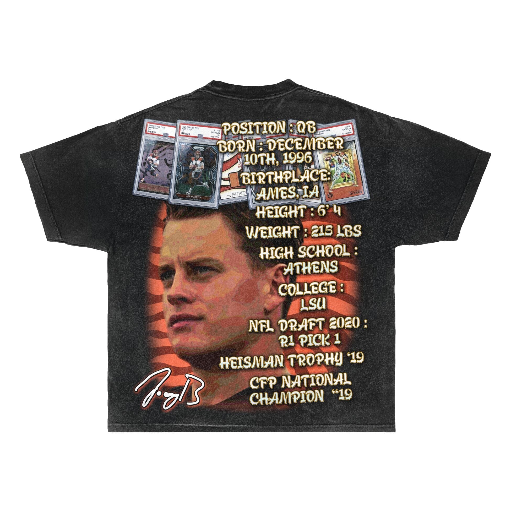 Joe Burrow Photo Collage T-Shirt