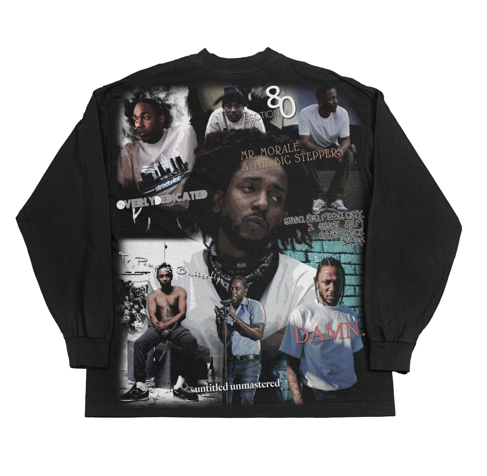 Kendrick Lamar Long Sleeved Tee - Greazy Tees