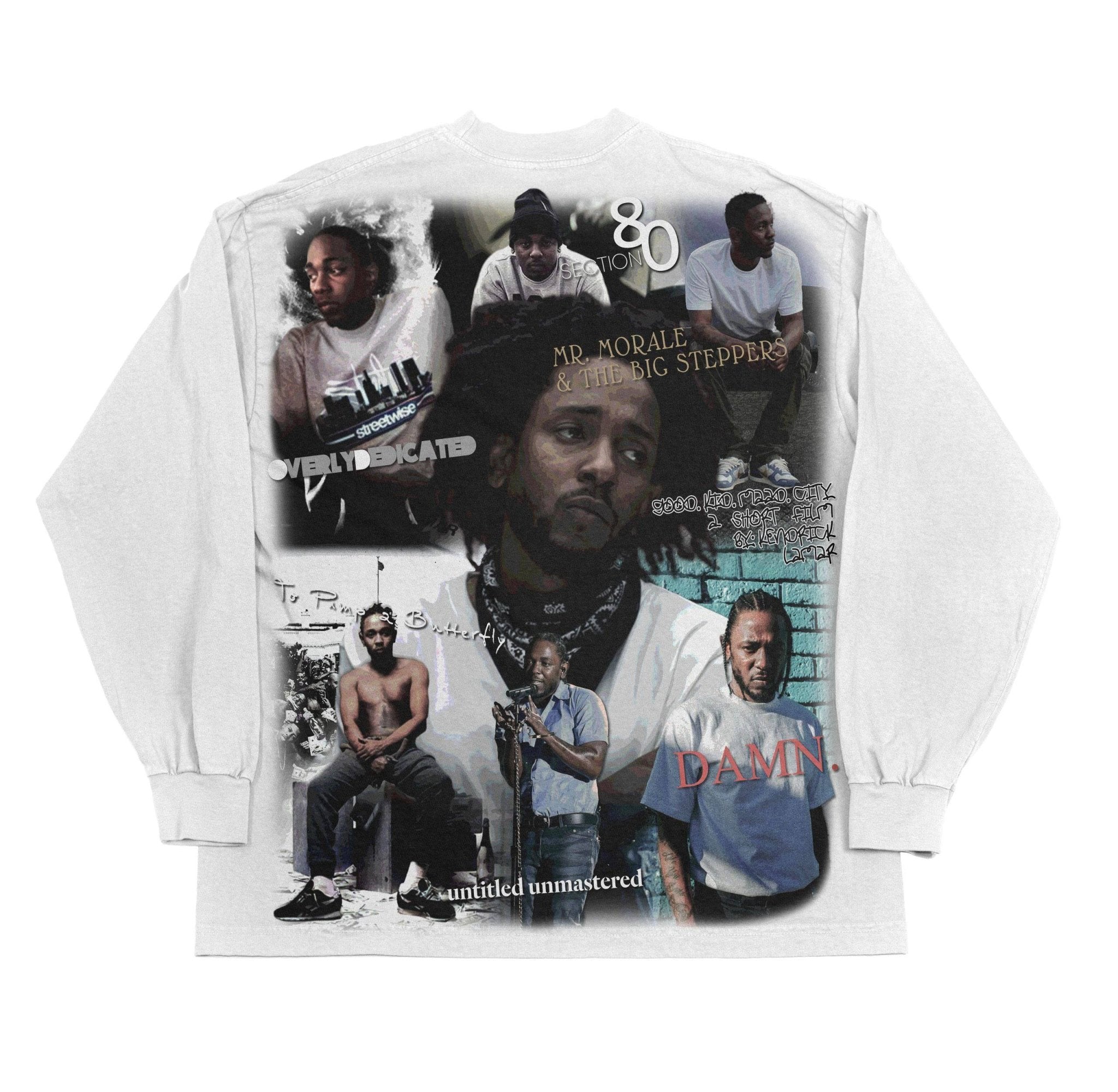 Kendrick Lamar Long Sleeved Tee - Greazy Tees