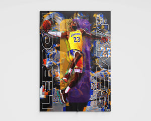 Lebron James Poster Poster Greazy Tees 