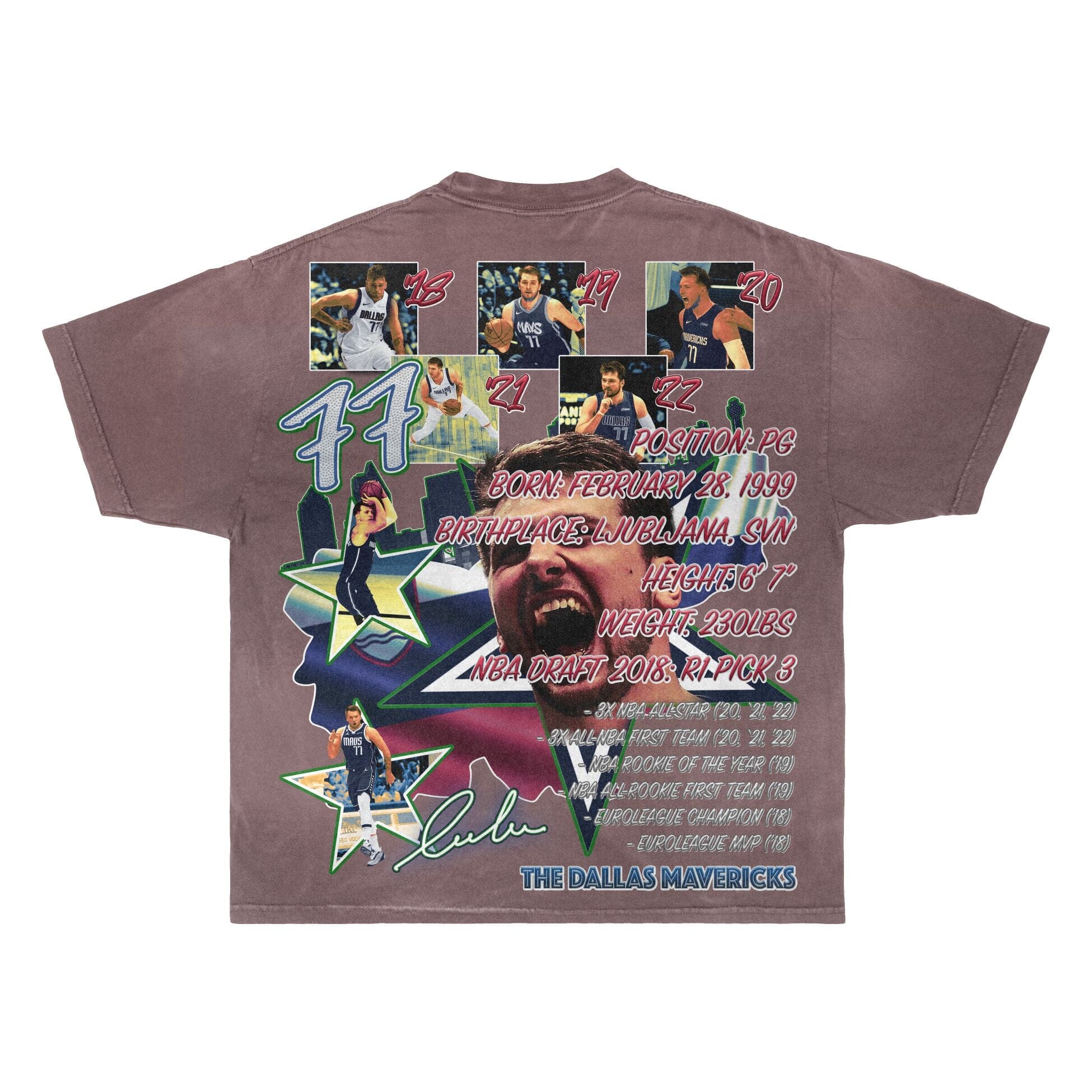 Luka Dončić Tee Tee Greazy Tees 