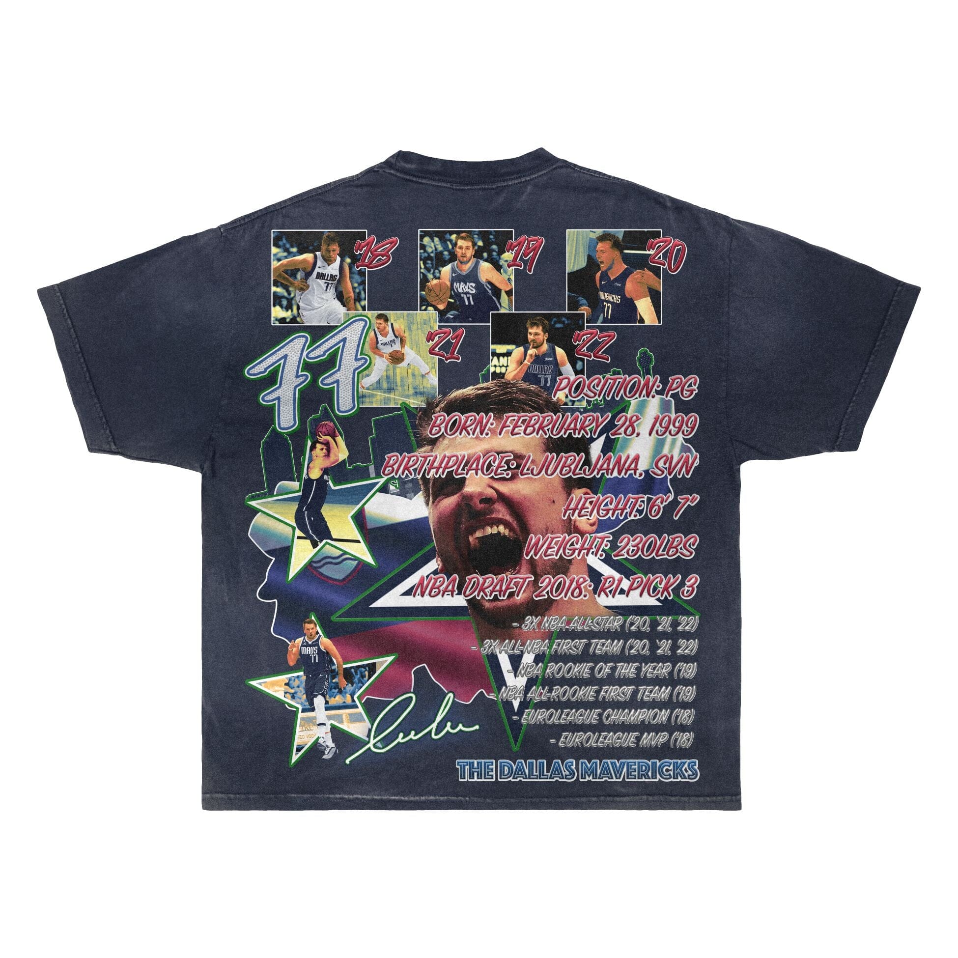 Luka Dončić Tee Tee Greazy Tees 