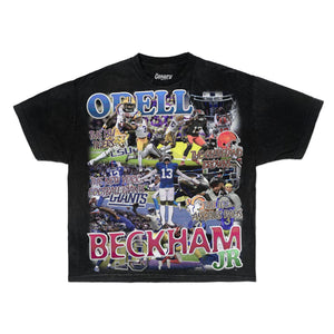 Odell Beckham Jr Tee Tee Greazy Tees XS Ink Grey Oversized