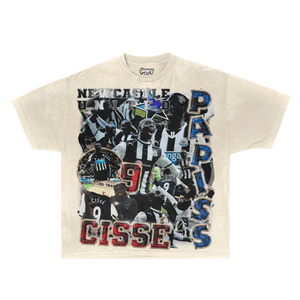 Papiss Cisse Tee Tee Greazy Tees XS Off White Oversized