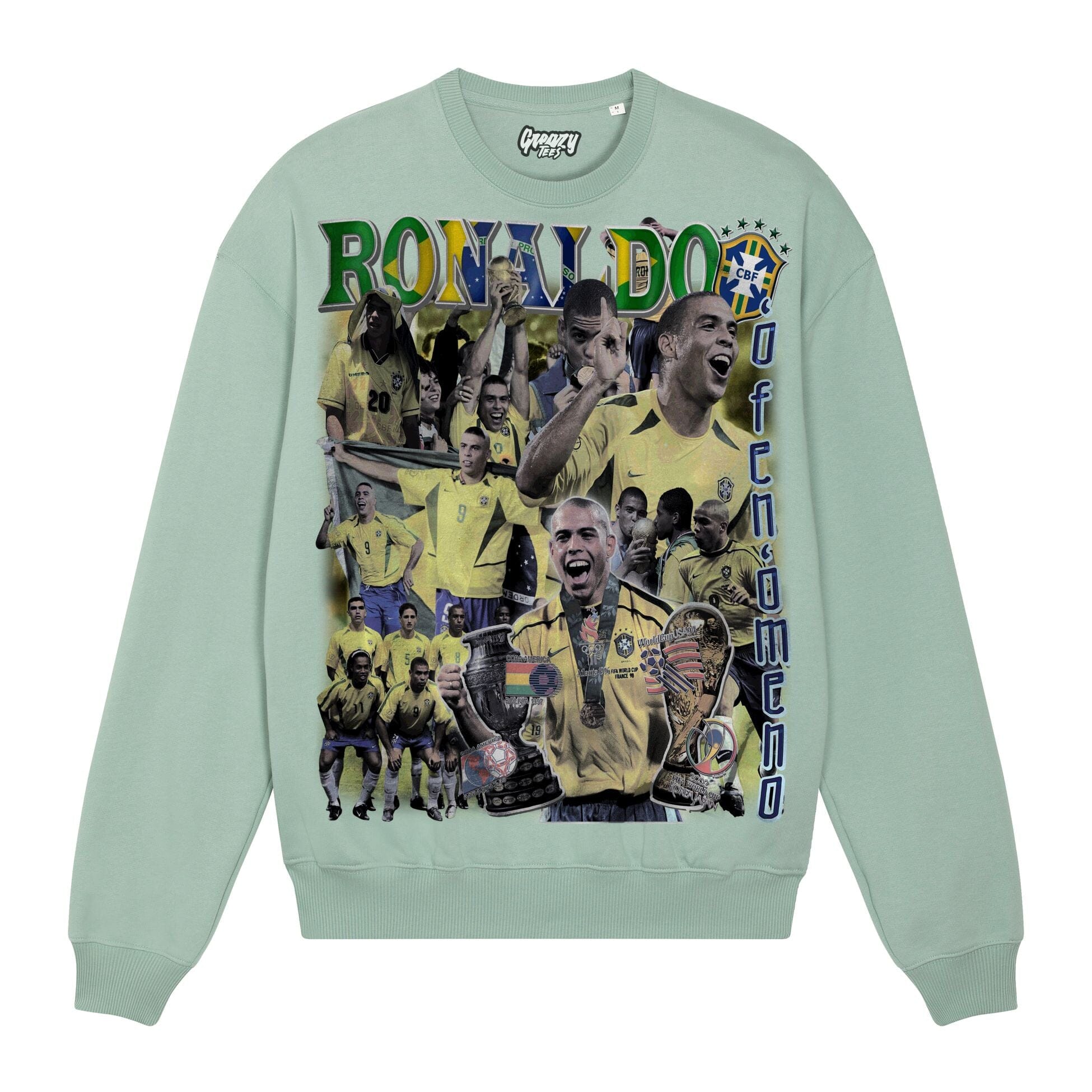R9 Sweatshirt Sweatshirt Greazy Tees XS Mint Green Oversized