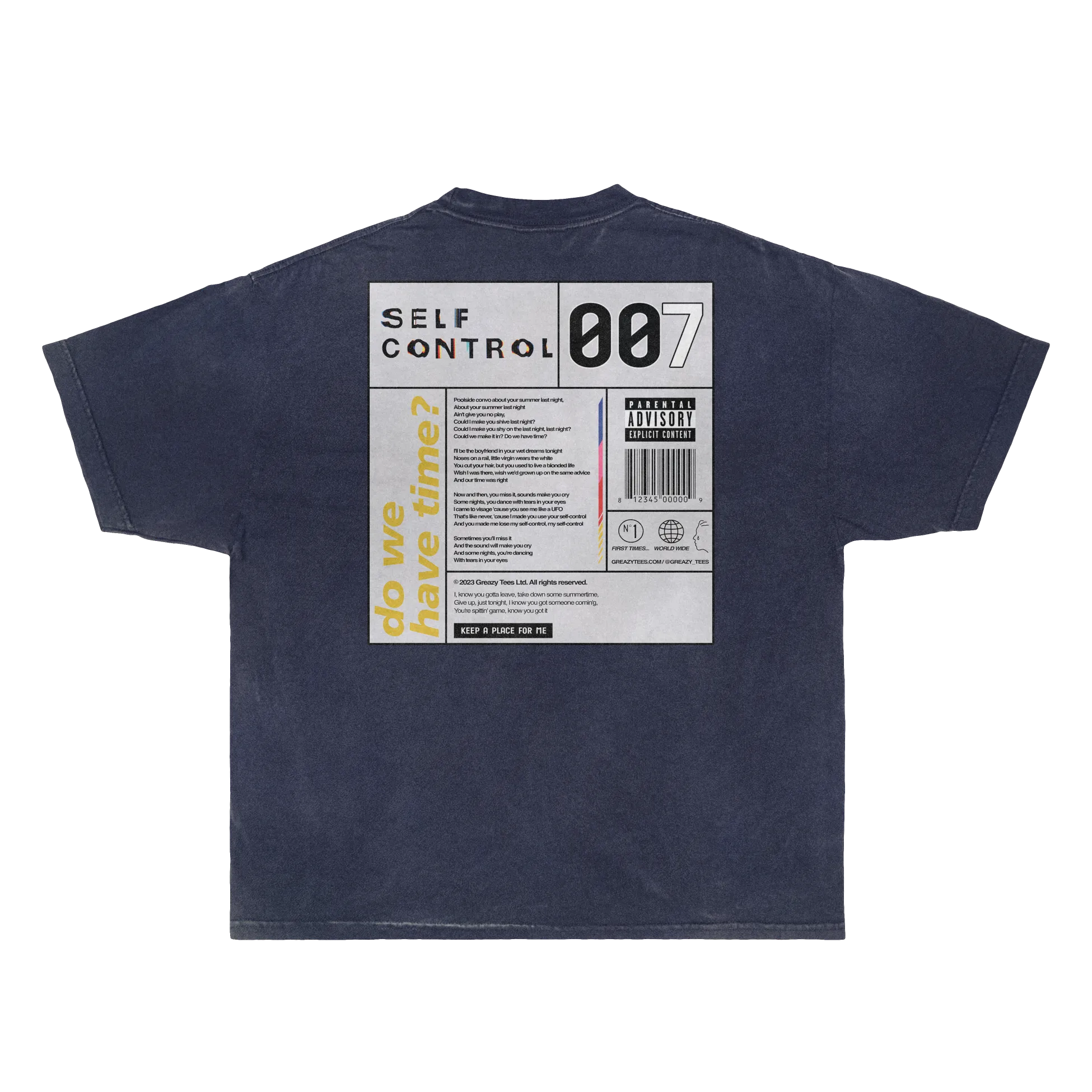 Self Control Tee Tee Greazy Tees 
