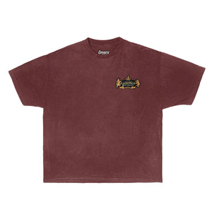 The Late Registration Tee Tee Greazy Tees XS Burgundy Oversized