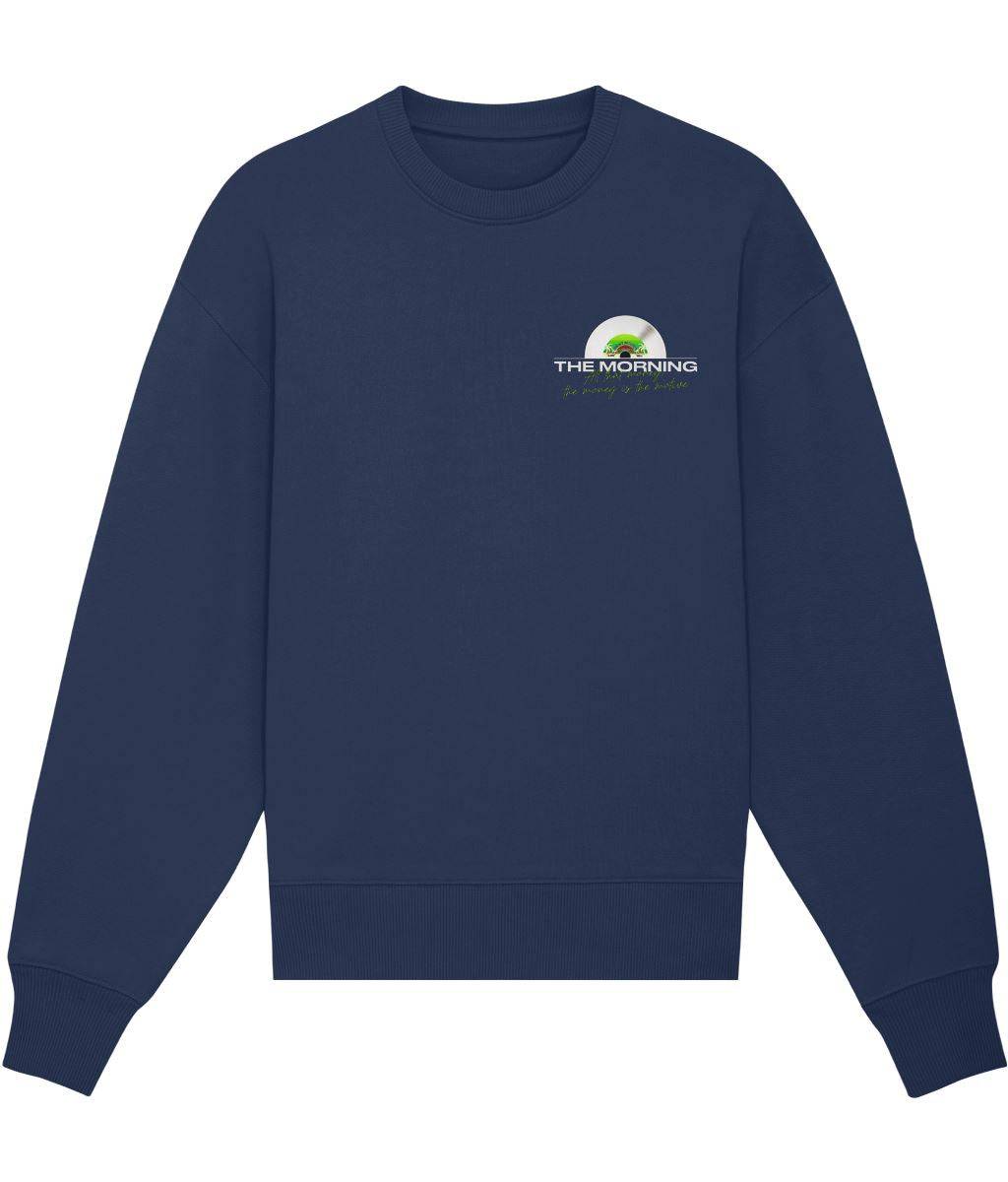 The Morning Sweatshirt Sweatshirt Greazy Tees XS Navy Oversized