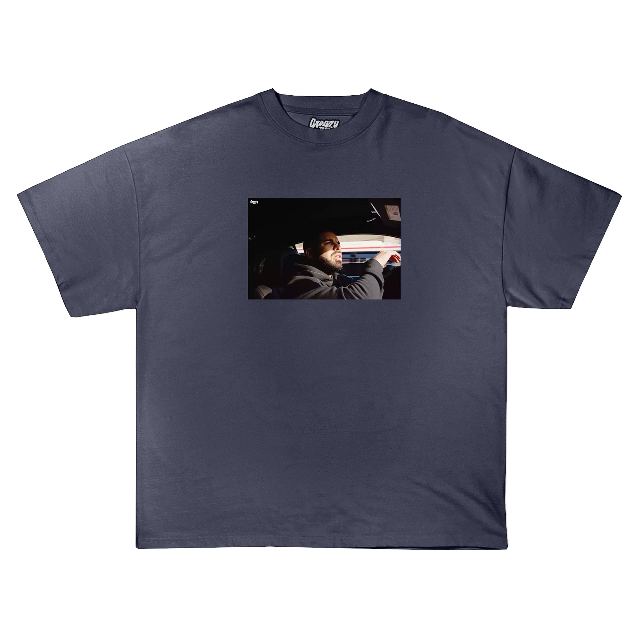 The Ride Tee Tee Greazy Tees XS Navy Oversized