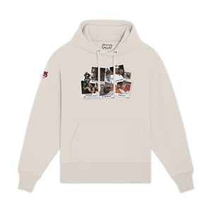 Through The Wire Hoody Hoody Greazy Tees XS Off White Oversized