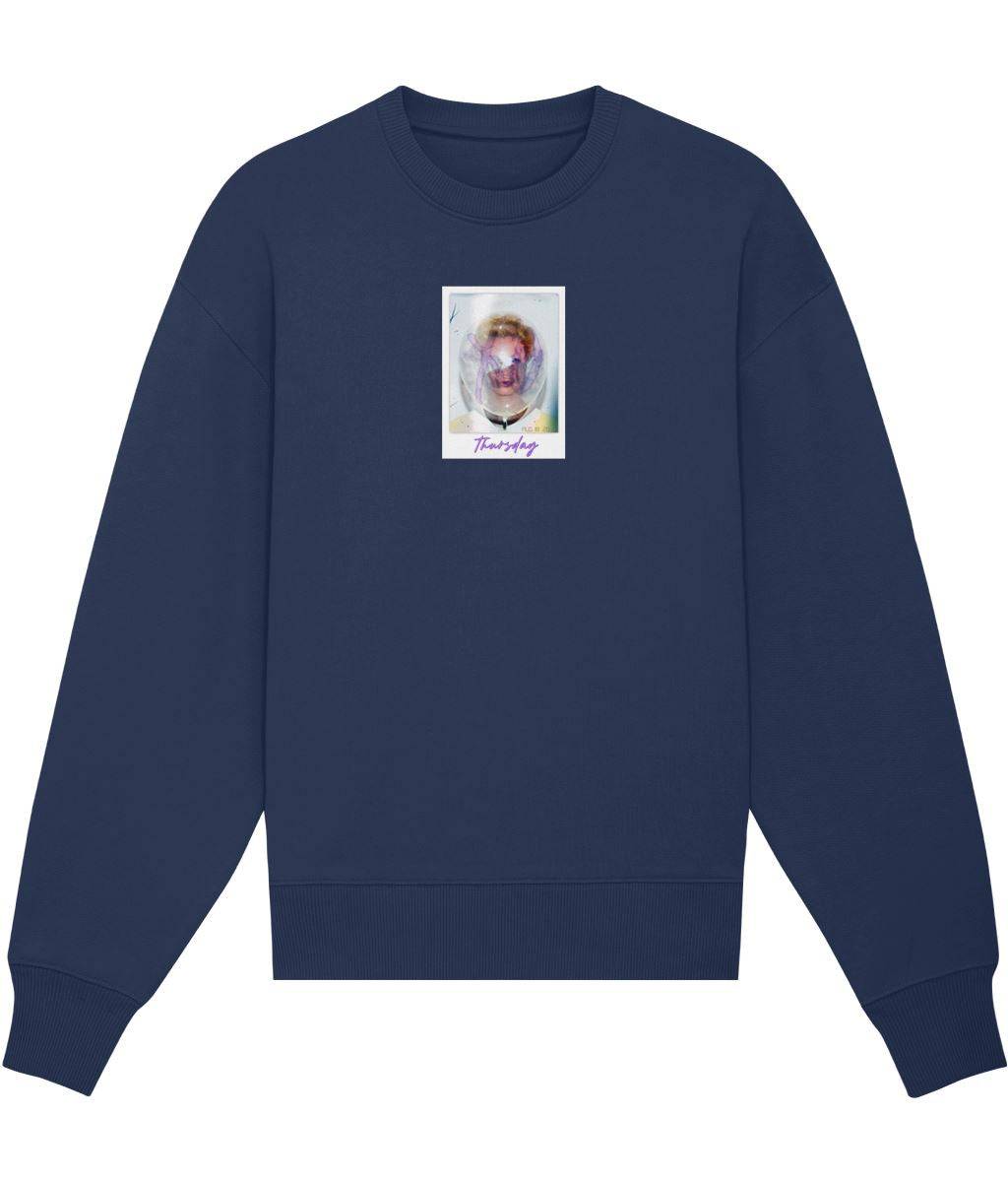 Thursday Sweatshirt Sweatshirt Greazy Tees XS Navy Oversized