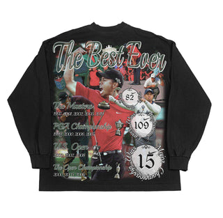 Tiger Woods Long Sleeved Tee - Greazy Tees