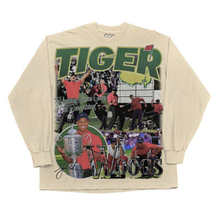 Tiger Woods Long Sleeved Tee - Greazy Tees