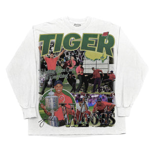 Tiger Woods Long Sleeved Tee - Greazy Tees