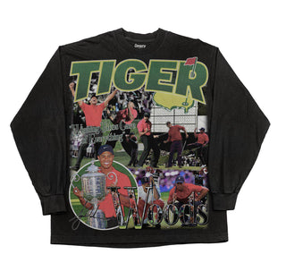 Tiger Woods Long Sleeved Tee - Greazy Tees