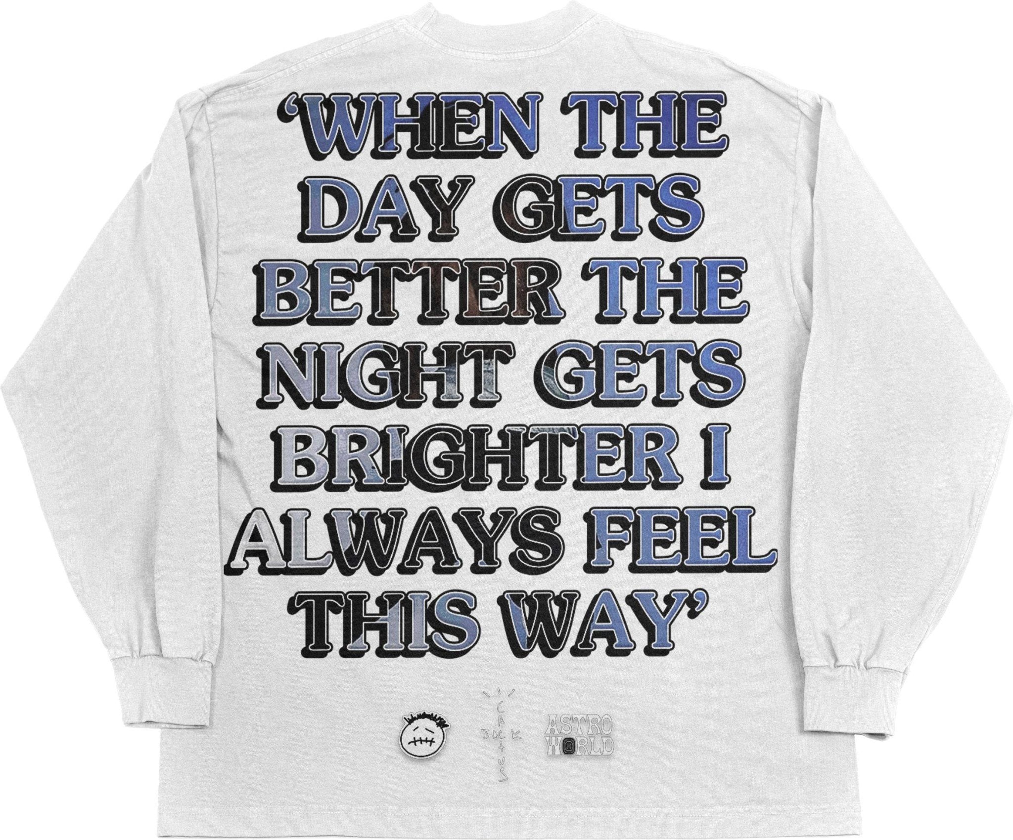 Travis Scott Long Sleeved Tee - Greazy Tees