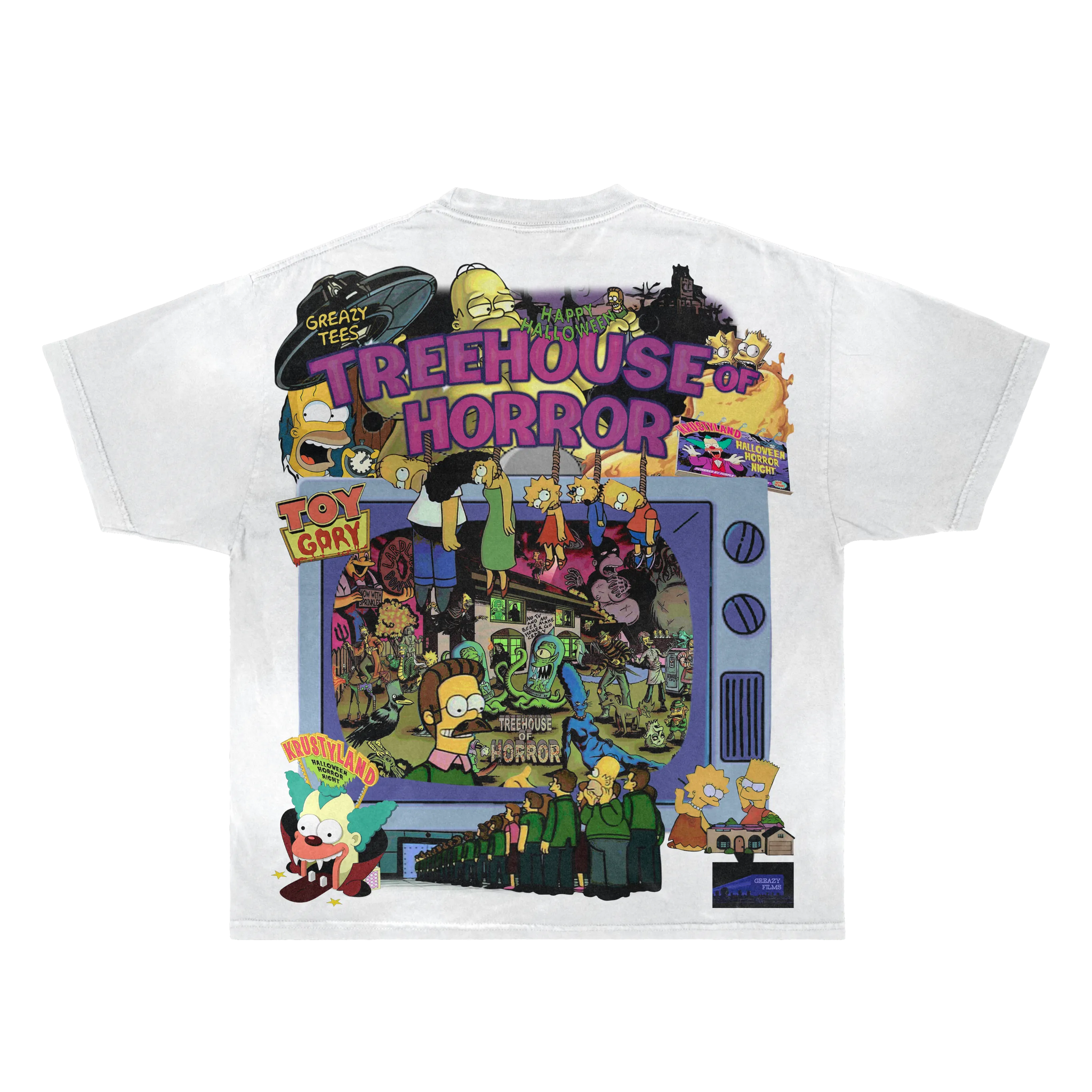 Treehouse of Horror Tee – Greazy Tees