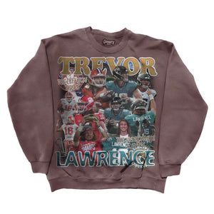 Trevor Lawrence Sweatshirt Sweatshirt Greazy Tees XS Coffee Brown Oversized