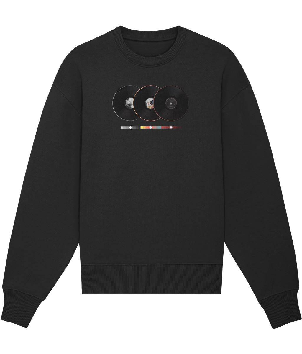 Trilogy Sweatshirt Sweatshirt Greazy Tees XS Black Oversized