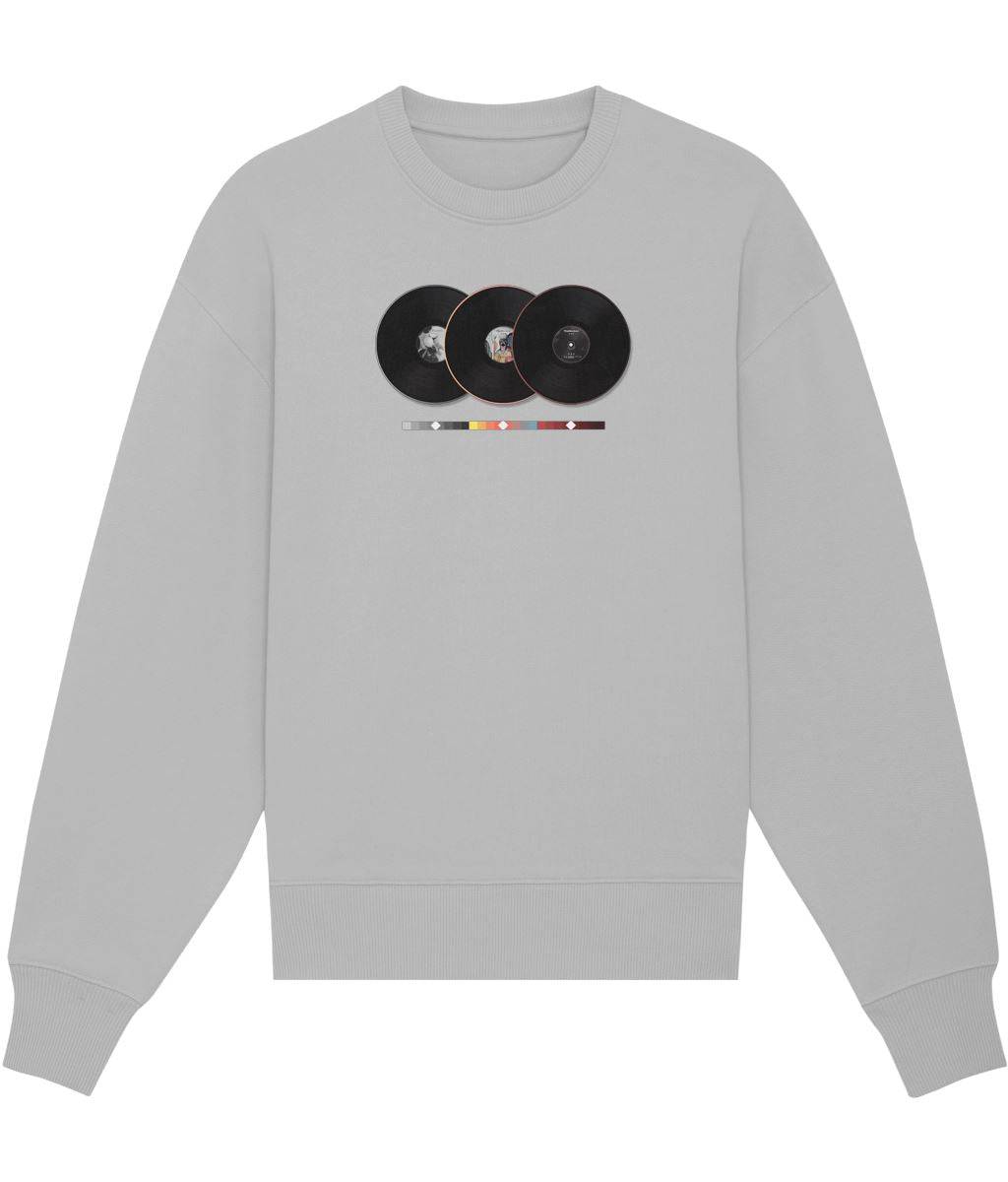 Trilogy Sweatshirt Sweatshirt Greazy Tees XS Grey Oversized